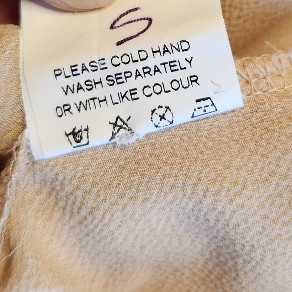 Maxi Teired Tube Dress, Beige, Adjustable Spaghetti Straps, Ruffled, Small - Picture 8 of 8